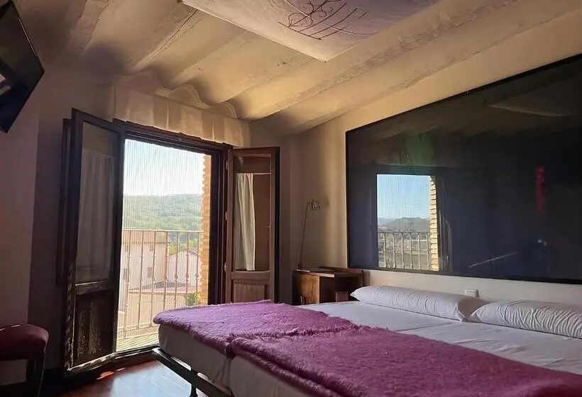 Deluxe-huone Parveke, Alojamiento Rural Coliving Sojuela