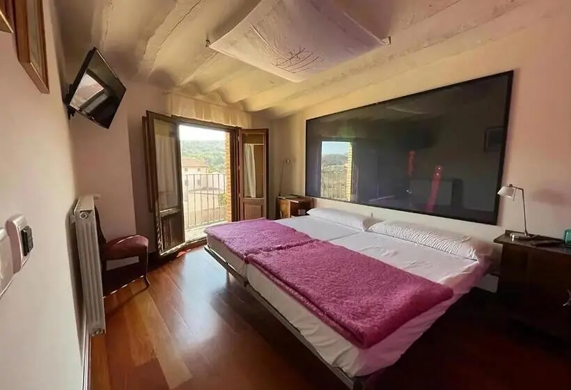 Deluxe-huone Parveke, Alojamiento Rural Coliving Sojuela