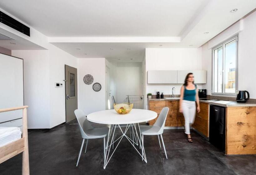 带1个卧室的顶楼公寓, Jaffa Port Tlv Hotel Apartments יפו תל אביב
