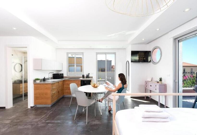 带1个卧室的顶楼公寓, Jaffa Port Tlv Hotel Apartments יפו תל אביב