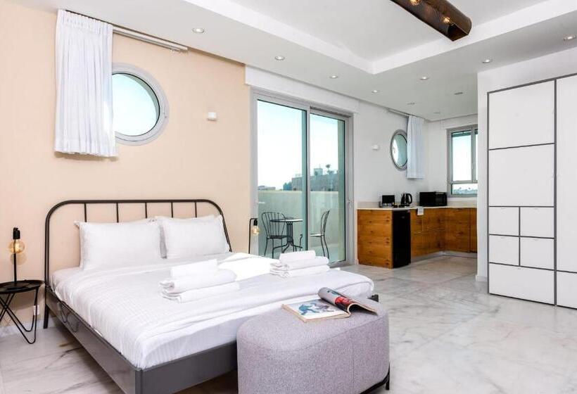 带1个卧室的顶楼公寓, Jaffa Port Tlv Hotel Apartments יפו תל אביב