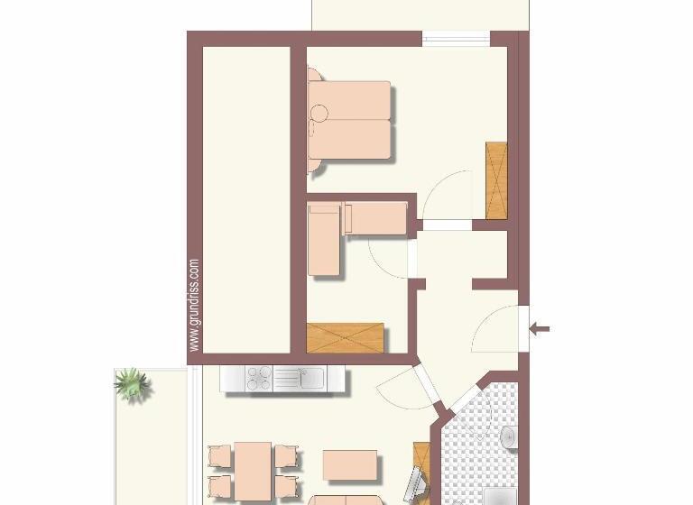 Апартаменты 1 Спальня с Видом, Landhaus Bachtelmühle