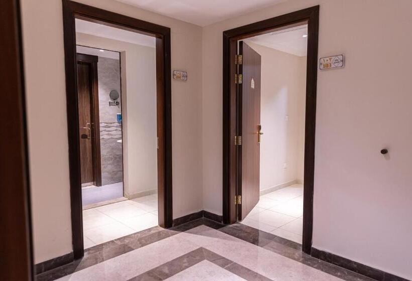 Quarto Triplo Estandar, منازل الرافدين مكة قريب من جامع الراجحي