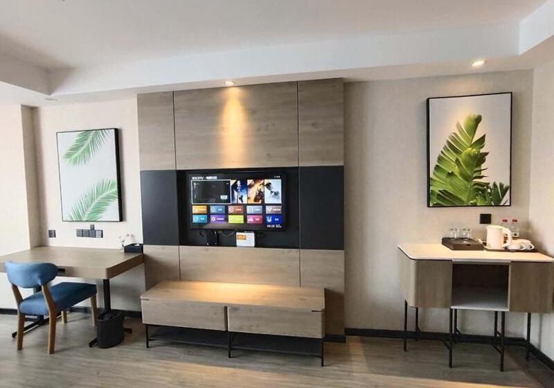 غرفة عائلية, Thank Inn Chain Shijiazhuang Railway Station East Plaza