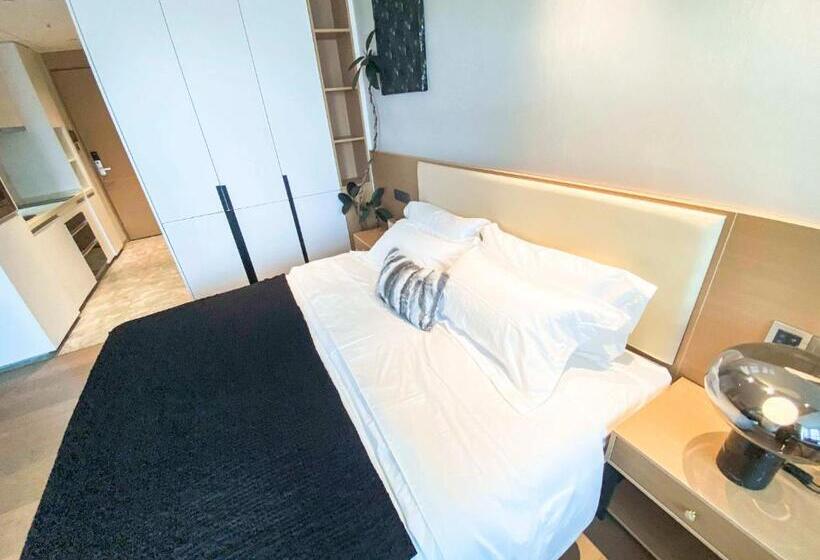 디럭스 룸, Rho Hotel柔居shenzhen International Convention And Exhibition Center