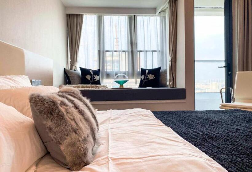 디럭스 룸, Rho Hotel柔居shenzhen International Convention And Exhibition Center