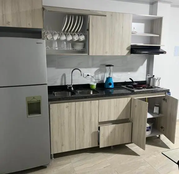 ２ベッドルームアパートメント, Apartaestudio En La Mesa
