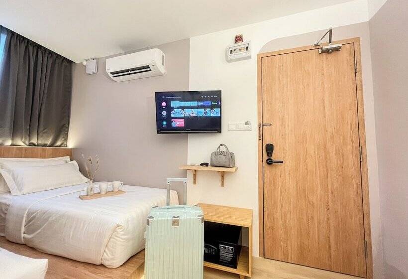 带共用浴室的标准房间, Sleep Box Penang