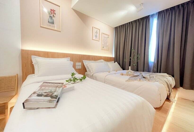 חדר משפחתי חדר אמבטיה משותף, Sleep Box Penang