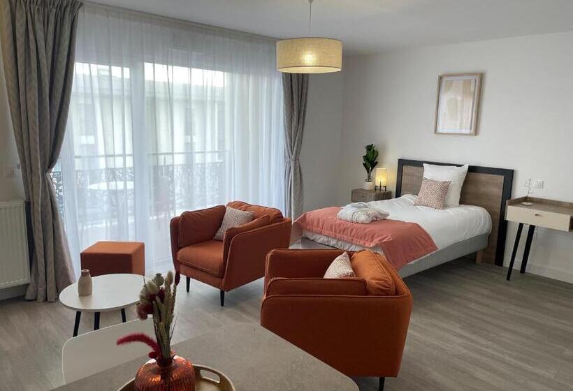 إستديو قياسى مزود بشرفة, Domitys Les Demoiselles