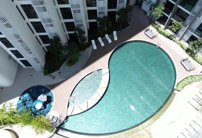 带1个卧室的豪华公寓, Seaview Bliss Studio By Tropical Elegance