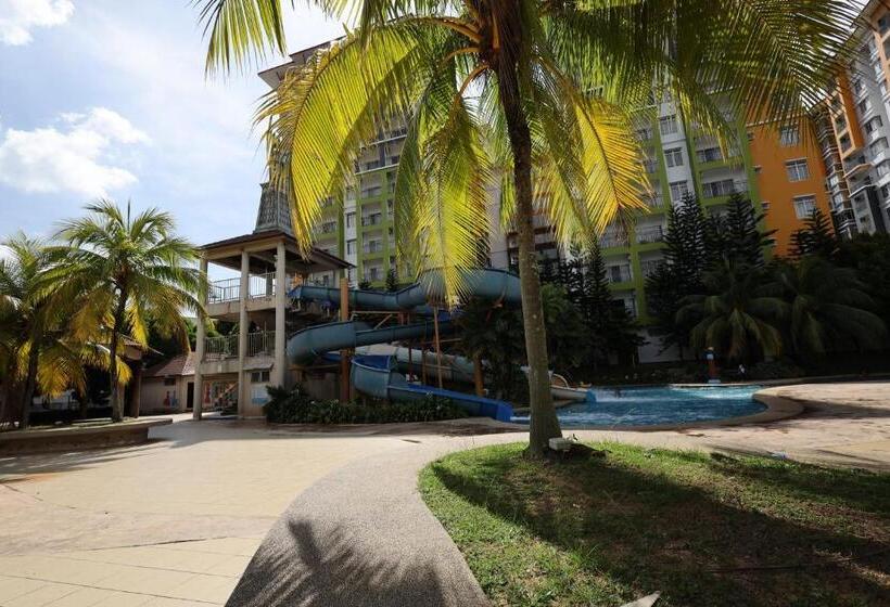 Habitació Triple Estàndard, Top 1 Family Trip Relax Resort In Melaka Pecuma Water Park Tiket