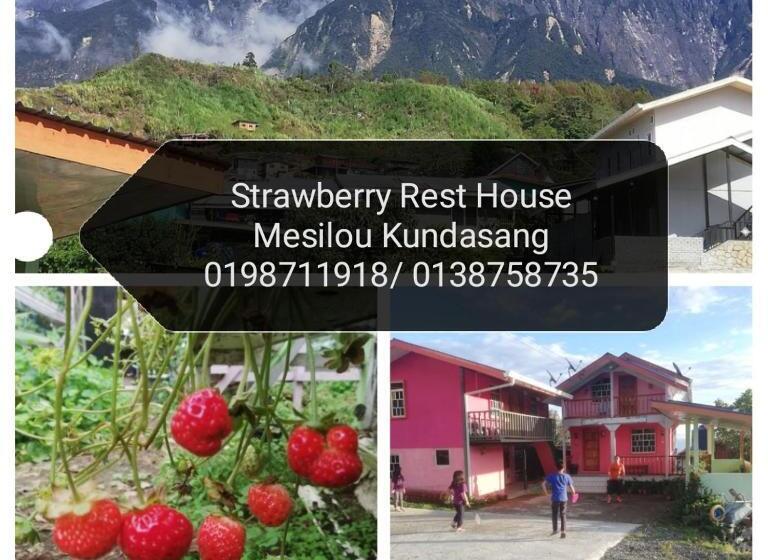 Дом 4 Спальни, Strawberry Rest House Mesilou Kundasang