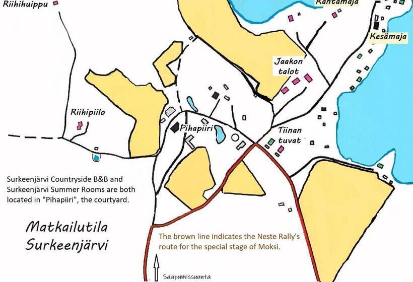 חדר סטנדרט חדר אמבטיה משותף, Surkeenjärvi Countryside B&b