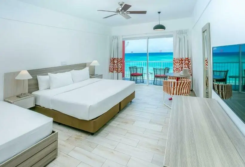 اتاق استاندارد با چشمانداز دریا, Grand Decameron Cornwall Beach, A Trademark All Inclusive Resort