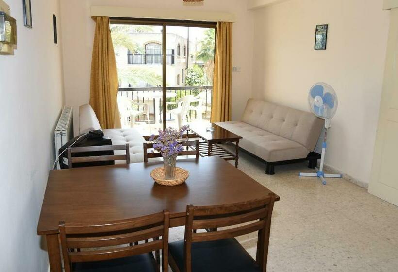 带1个卧室带泳池的公寓, Odysseas & Eleni Hotel Apartments