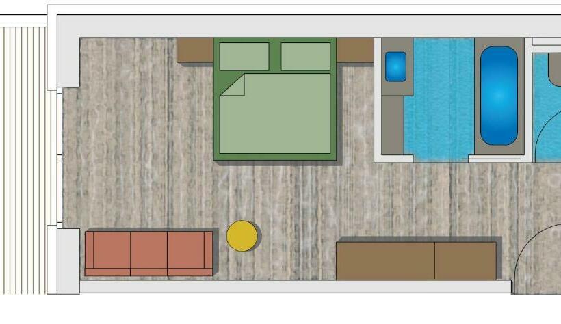 带阳台的高级房间, Mathiesn