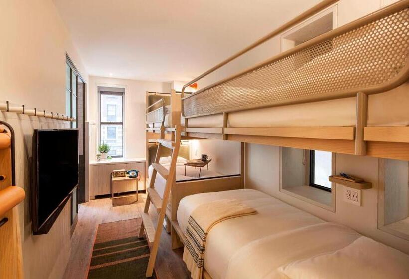 标准间带双层床, Moxy Nyc Times Square