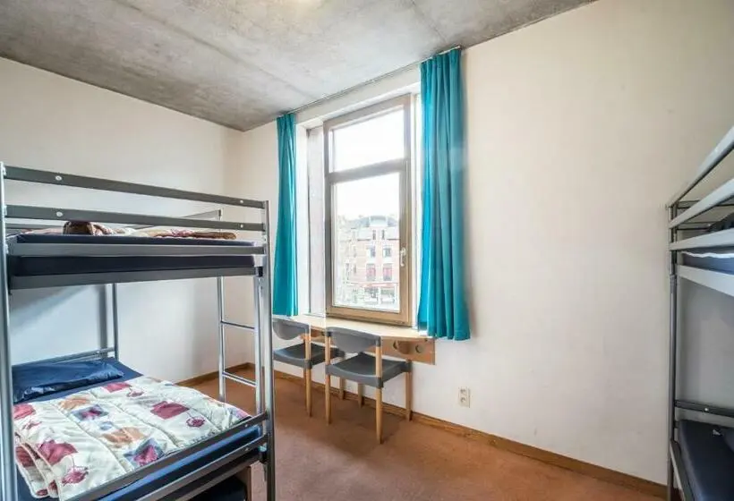 تختخواب در اتاق مشترک, Liège Youth Hostel