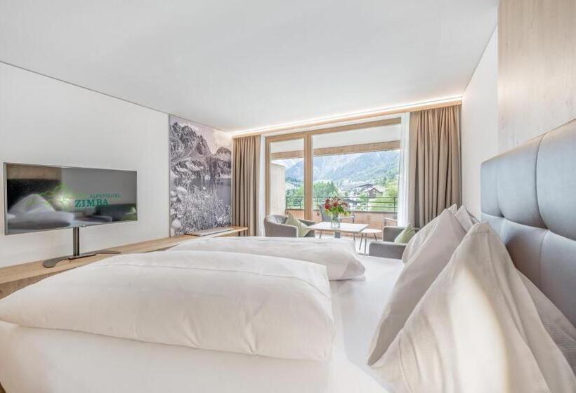 غرفة سوبيريور, Alpenhotel Zimba