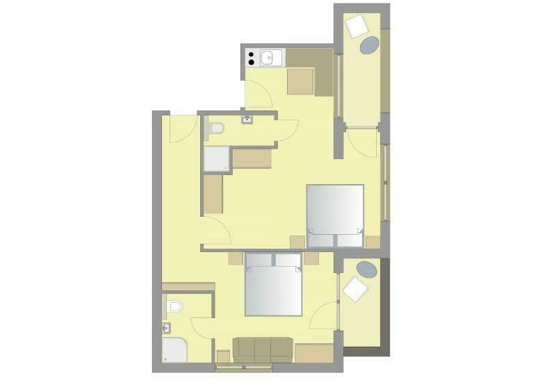 디럭스 스튜디오, Aparthotel Holzerhof