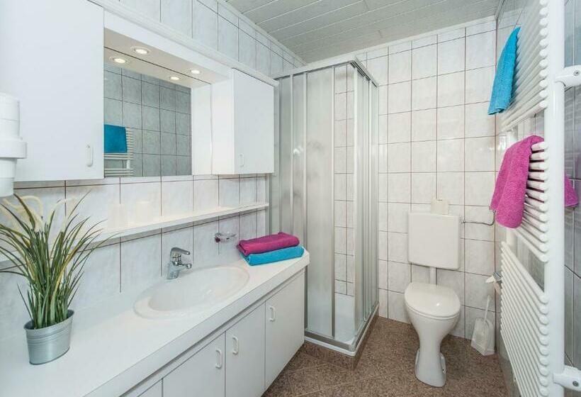 اتاق استاندارد یک تخته با بالکن, Landhaus Montana