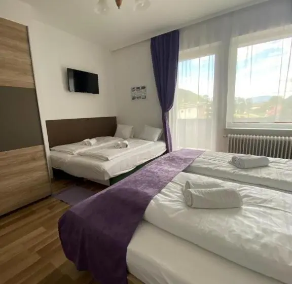 Standard Neljän Hengen Huone Parveke, Haus Lavendel