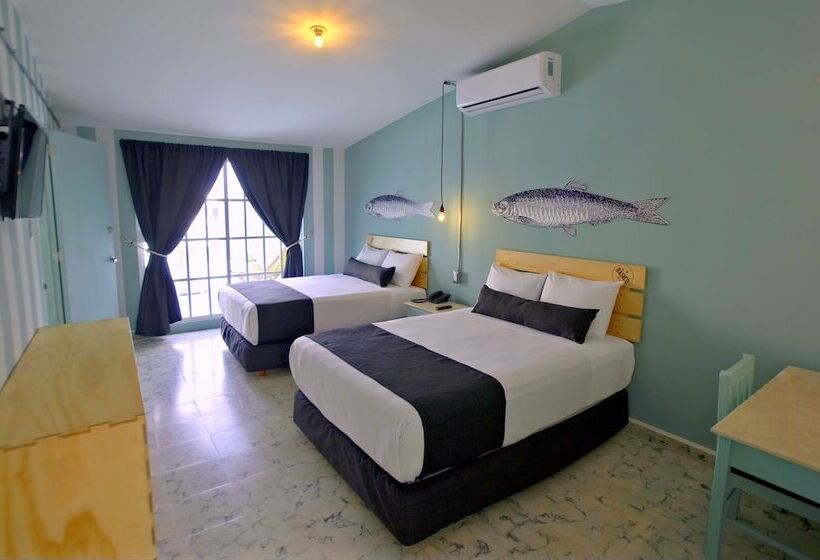 Номер Стандарт 2 Двуспальные Кровати, Mas Basico