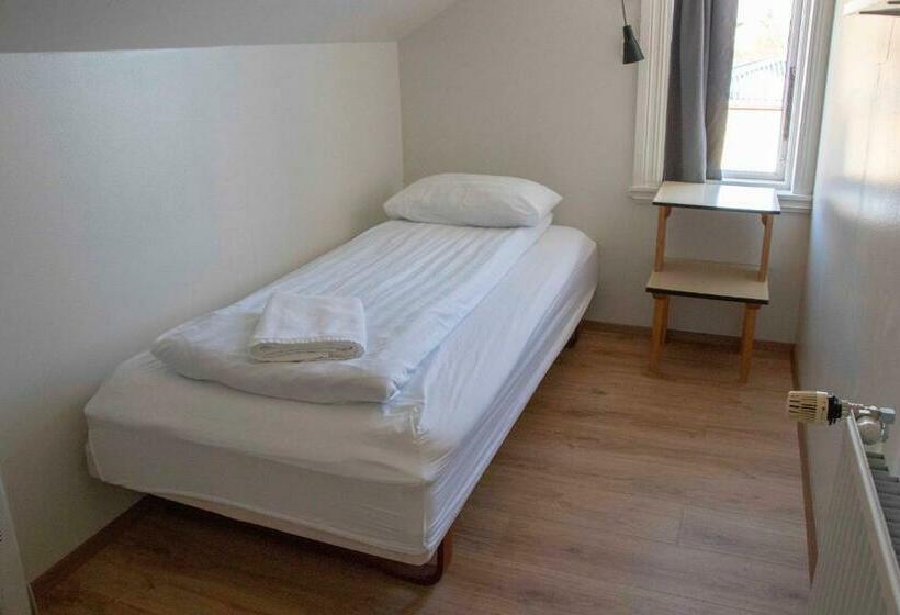 اتاق یک نفره پایه با سرویس بهداشتی مشترک, Puffin Hotel Vík