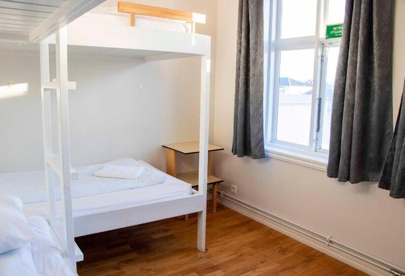 اتاق استاندارد چهارنفره با سرویس بهداشتی مشترک, Puffin Hotel Vík