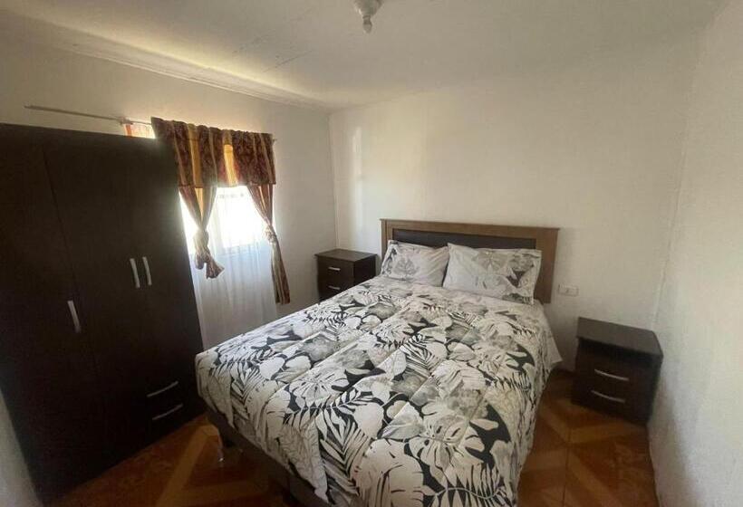 带2个双人床的标准工作室, Cabañas Tia Flor