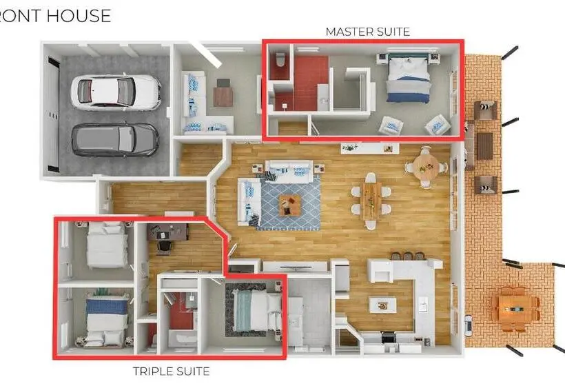 エクゼクティブスイート, Baudins Of Busselton Bed And Breakfast   Adults Only