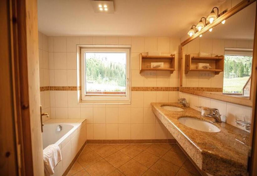 可观山景的小型套房, Moseralm Dolomiti Spa Resort