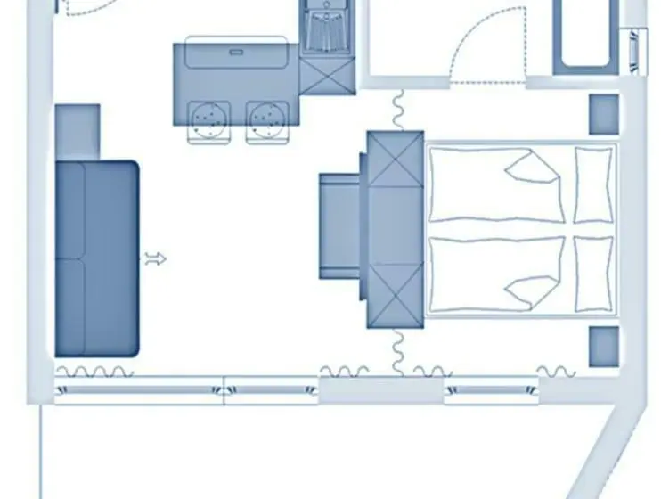 Standard-studio Parveke, Residence Silvester