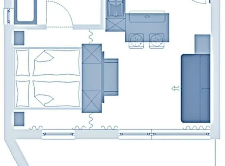 Standard-studio Parveke, Residence Silvester