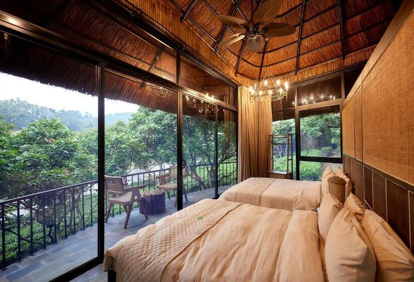 اتاق استاندارد چهارنفره با بالکن, Punna Ecolodge đại Lải