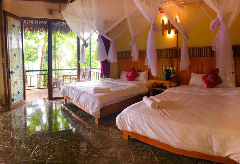 اتاق لوکس سه تخته, Pù Luông Happy Home