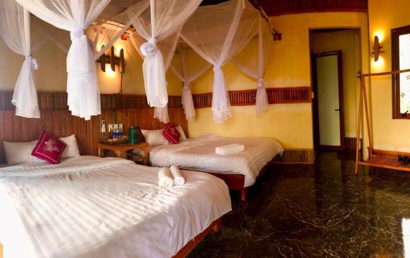 اتاق لوکس سه تخته, Pù Luông Happy Home