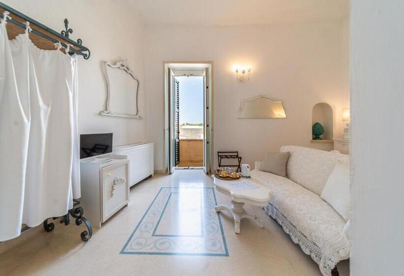 バルコニー付きデラックスルーム, Palazzo De Mori