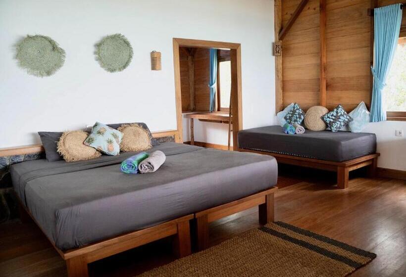 带大床的豪华间, Villa Mentawai