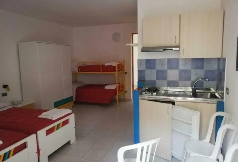 １ベッドルームアパートメント, Villaggio Hotel Club Calanovellamare