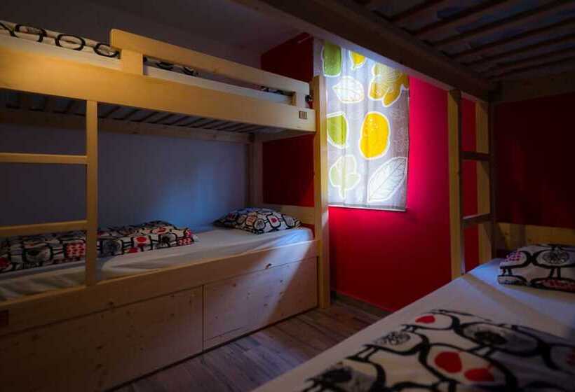 تختخواب در اتاق مشترک, Hostel Soča Rocks