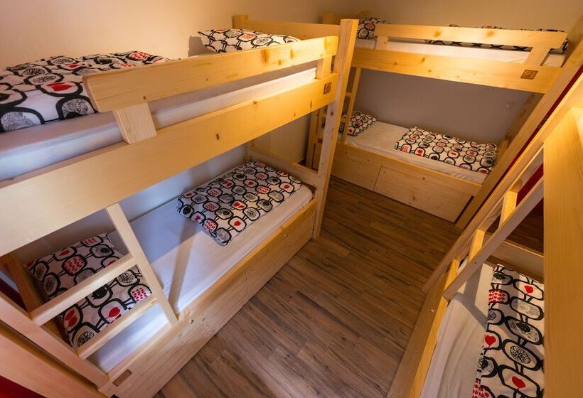 تختخواب در اتاق مشترک, Hostel Soča Rocks