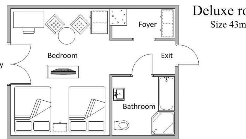 اتاق لوکس یک تخته, White House