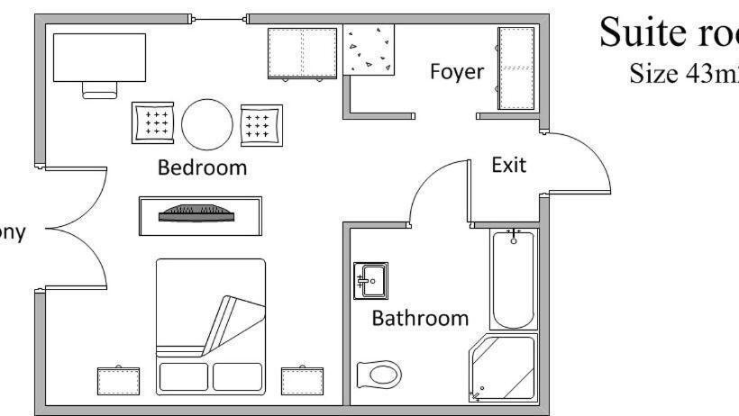اتاق لوکس یک تخته, White House