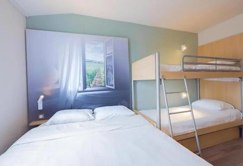 Standard Neljän Hengen Huone, B&b Hotel Angers 2 Université