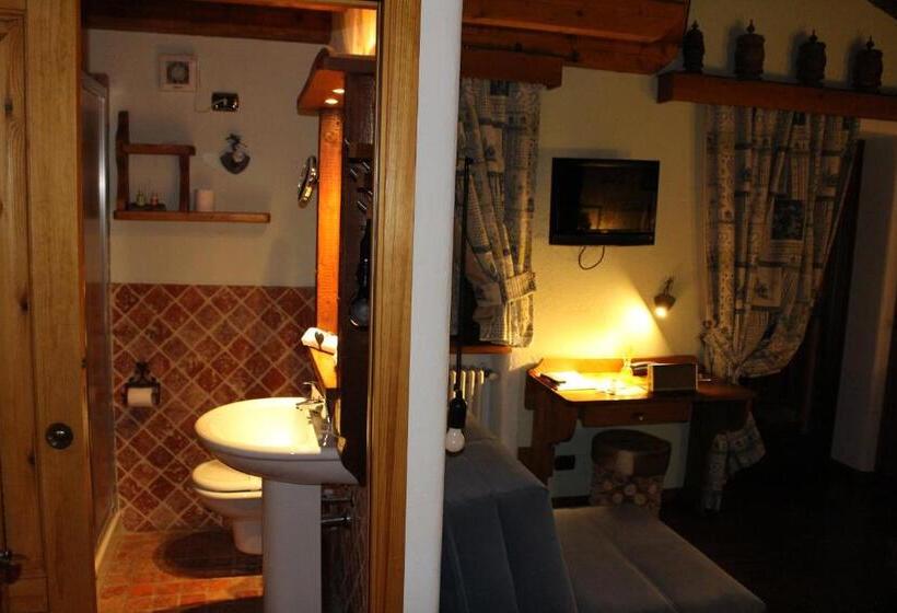 Camera Superiore Vista Montagna, Meublé Gorret