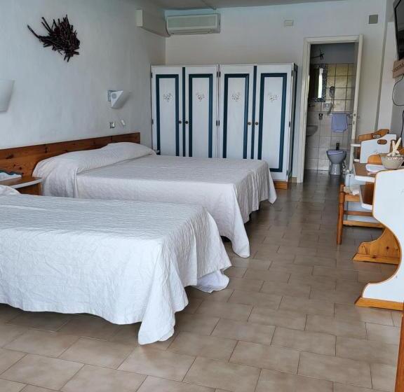 غرفة قياسية ثلاثية مطلة علي حمام السباحة, Olimpia