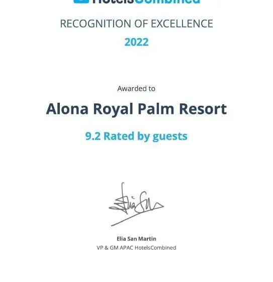 デラックスルーム, Alona Royal Palm Resort