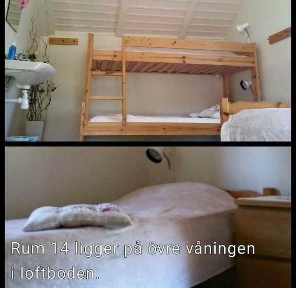 חדר סטנדרט לשלושה עם חדר אמבטיה משוף, Stora Djulö Vandrarhem